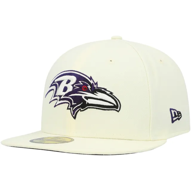 Baltimore Ravens New Era B-Dub 59FIFTY Fitted Hat - Black