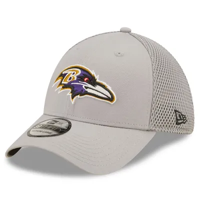 Baltimore Ravens New Era Team Neo 39THIRTY Flex Hat - Gray