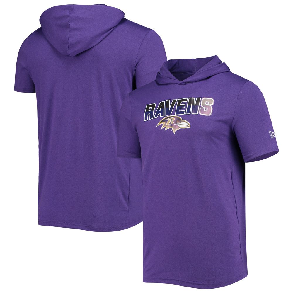 Men's New Era Purple Baltimore Ravens Team Logo T-Shirt