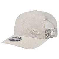 Casquette extensible à boutons-pression Baltimore Ravens Flawless 9SEVENTY de New Era pour homme