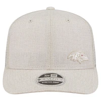 Casquette extensible à boutons-pression Baltimore Ravens Flawless 9SEVENTY de New Era pour homme