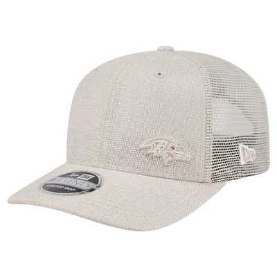 Casquette extensible à boutons-pression Baltimore Ravens Flawless 9SEVENTY de New Era pour homme