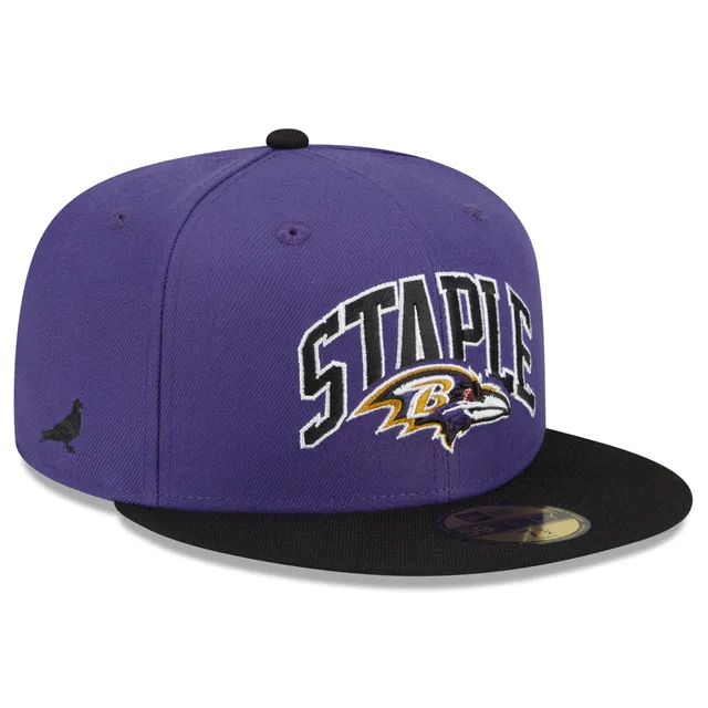 Men's New Era Purple/Gold Minnesota Vikings NFL x Staple Collection 59FIFTY Fitted  Hat