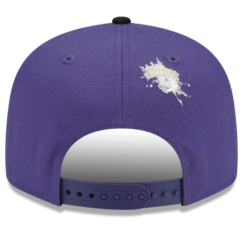 Baltimore Ravens New Era 9FIFTY Snapback Cap Hat Purple All Over. Adjustable