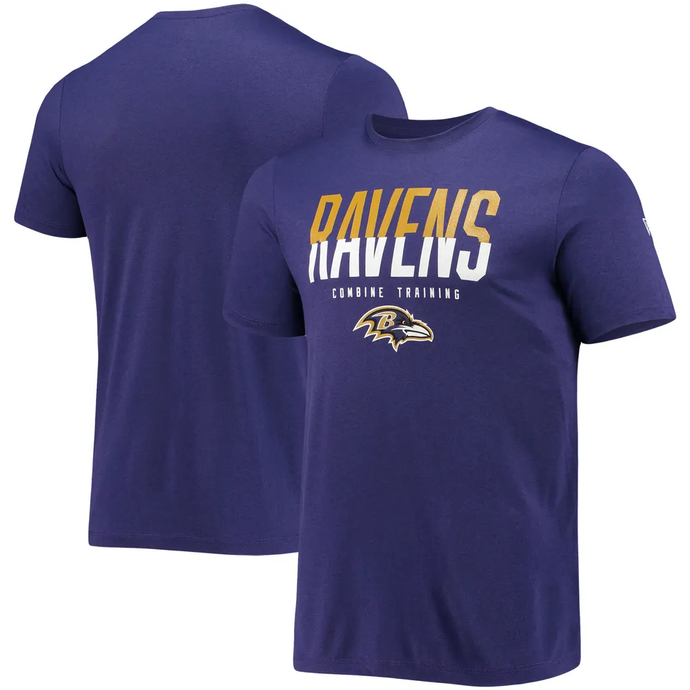 Lids Baltimore Ravens New Era Combine Authentic Big Stage T-Shirt - Purple