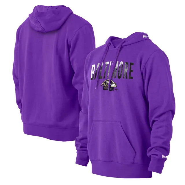 Lids Baltimore Ravens Fanatics Branded Big & Tall Logo Hoodie Long Sleeve  T-Shirt - Purple