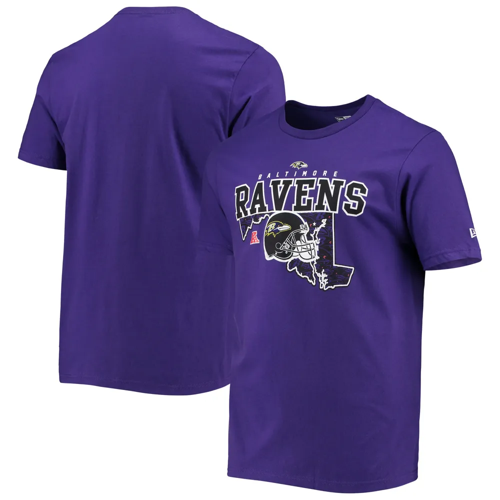 Women's New Era Black Baltimore Ravens Tie-Dye Long Sleeve T-Shirt