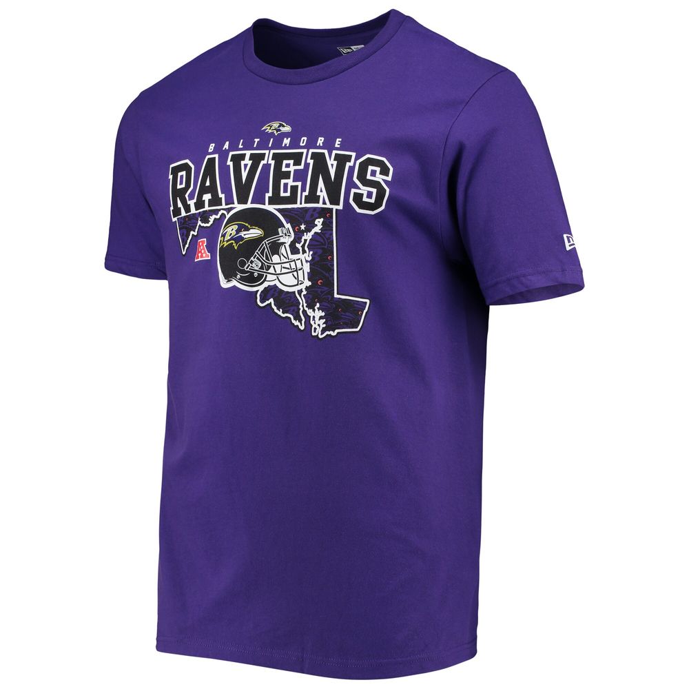 Baltimore Ravens T Shirt Mens 2XL Purple Short Sleeve Crew Neck