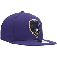 Baltimore Ravens New Era 59 Hat And Head Band NFL Fitted Size 7 1/4”