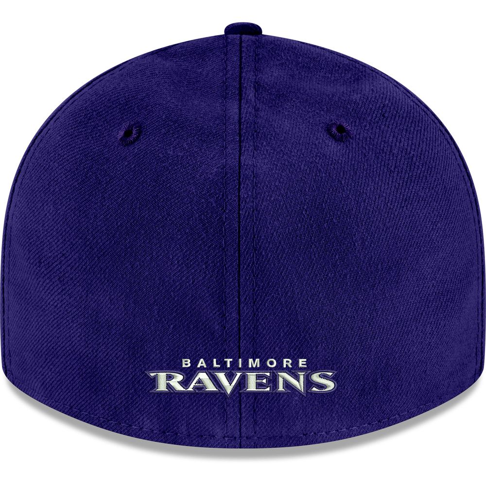 Men's New Era Purple Baltimore Ravens Omaha 59FIFTY Fitted Hat