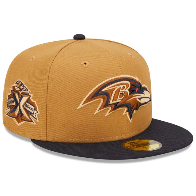 Lids Baltimore Ravens New Era 2022 Sideline 59FIFTY Fitted Hat -  Cream/Black