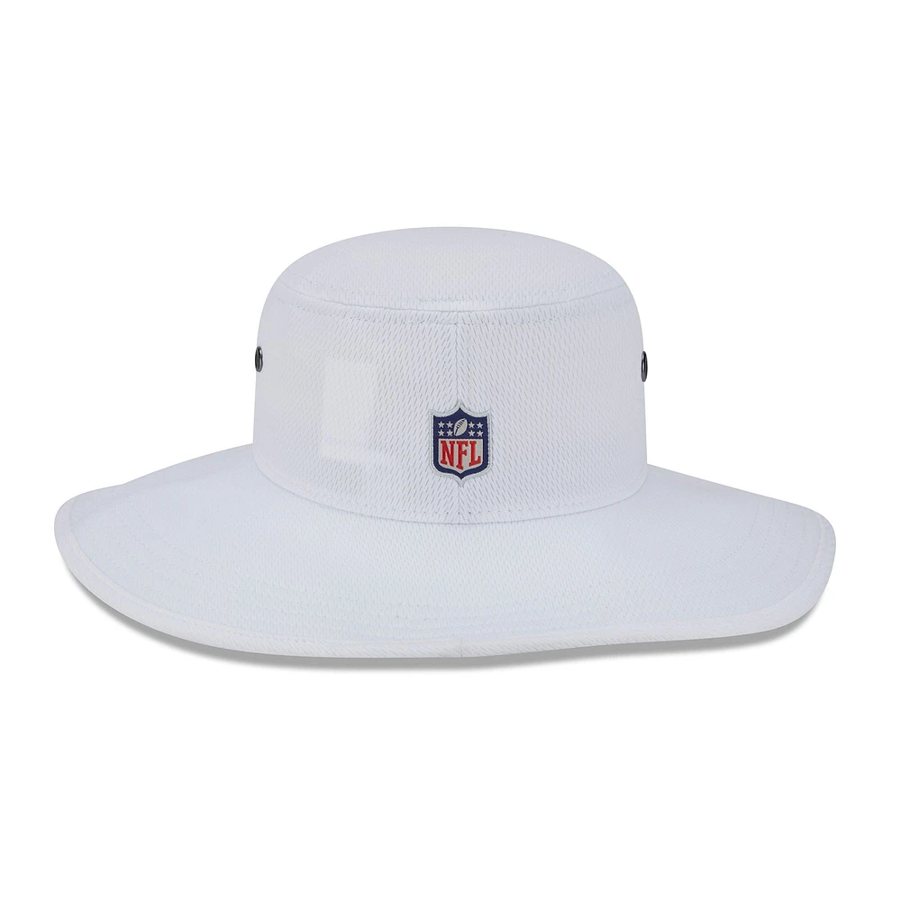 Chapeau bob Panama New Era Baltimore Ravens 2023 NFL Training Camp blanc pour homme