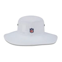 Men's New Era White Baltimore Ravens 2023 NFL Training Camp Panama Bucket Hat