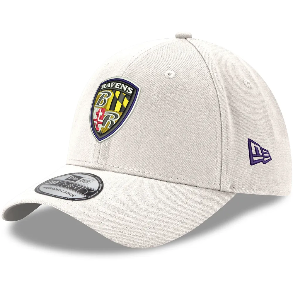 New Era Ravens Logo 39THIRTY Flex Hat - Men's