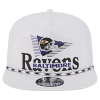 Casquette de golf à visière snapback Collide des Baltimore Ravens de New Era pour homme