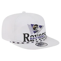 Casquette de golf à visière snapback Collide des Baltimore Ravens de New Era pour homme