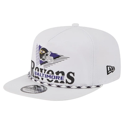 Casquette de golf à visière snapback Collide des Baltimore Ravens de New Era pour homme