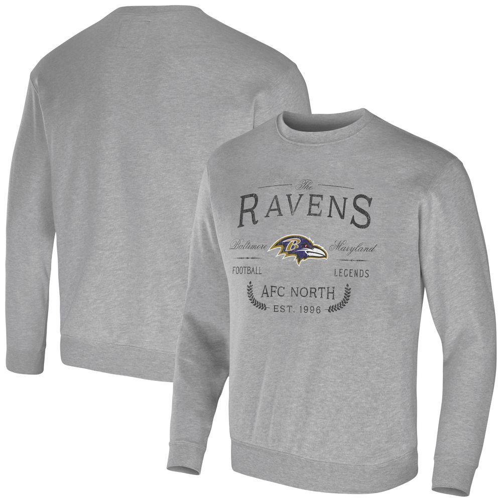 Youth Heather Gray Baltimore Ravens Team T-Shirt