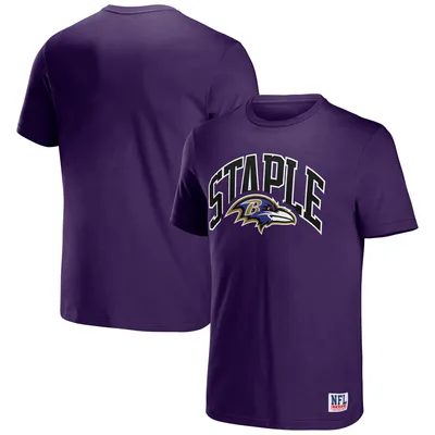 Baltimore Ravens NFL x Staple Logo Lockup T-Shirt - Purple