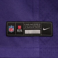 Maillot de match Nike Ben Cleveland violet Baltimore Ravens pour homme