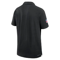 Polo Nike Sideline Performance noir Baltimore Ravens 2024/25 pour homme