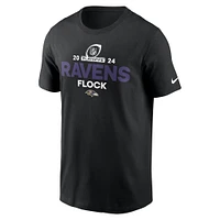 Men's Nike Black Baltimore Ravens 2024 NFL Playoffs T-Shirt