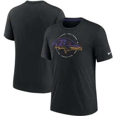 Baltimore Ravens Nike RFLCTV Name and Logo T-Shirt - Black