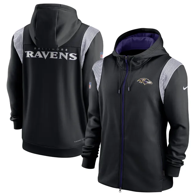 Lids Baltimore Ravens Nike Youth Sideline Fleece Performance Pullover  Hoodie - Black