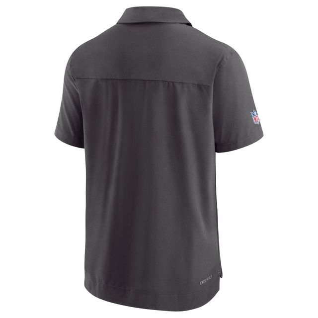 Polo pour homme Nike Baltimore Ravens Sideline Lockup Performance - Noir