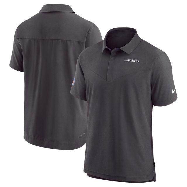 Polo pour homme Nike Baltimore Ravens Sideline Lockup Performance - Noir