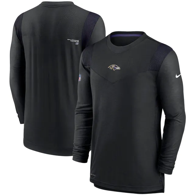 Nike Men's Black Carolina Panthers Sideline Tonal Logo Performance Player  Long Sleeve T-shirt