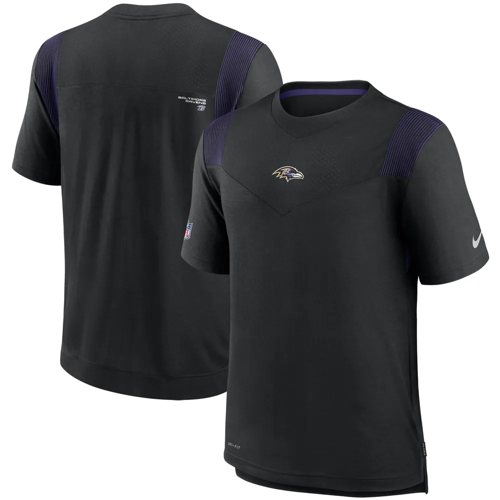 Nike Men's Baltimore Ravens Sideline Player Black Long Sleeve T