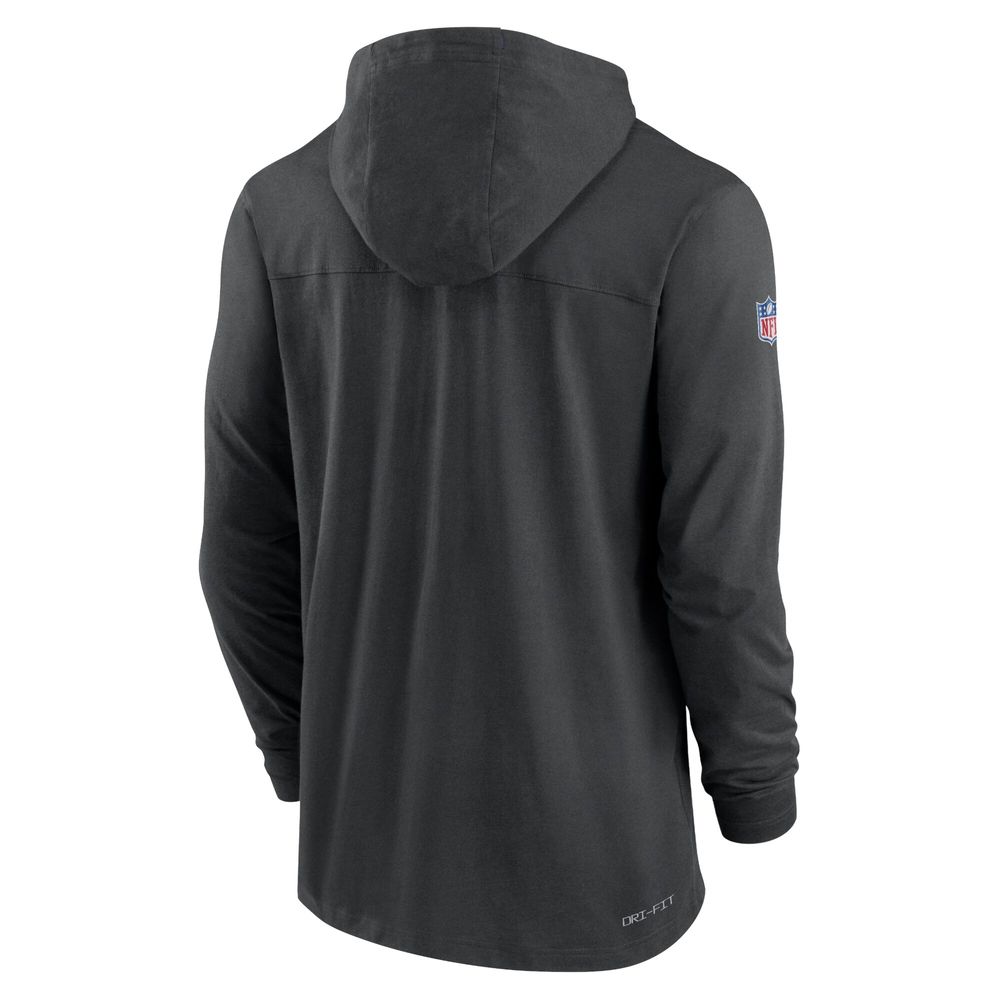 Nike Men's Nike Black Baltimore Ravens Sideline Pop Performance Pullover  Long Sleeve Hoodie T-Shirt