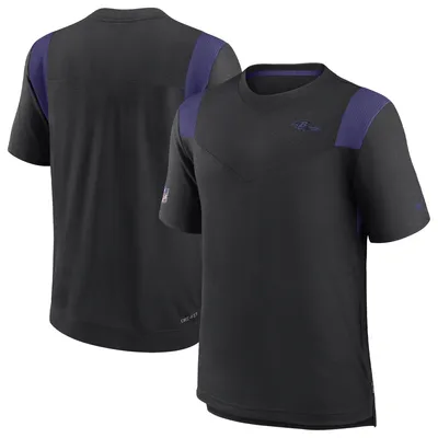 Baltimore Ravens Nike Sideline Tonal Logo Performance Player T-Shirt - Black