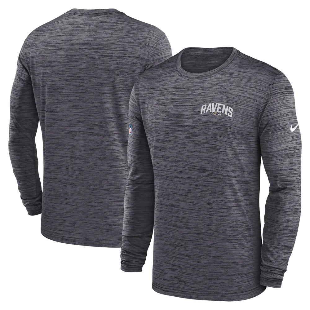 Men's Nike Black Baltimore Ravens Icon Legend Long Sleeve T-Shirt