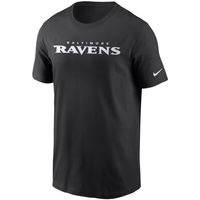 Men's Nike Black Baltimore Ravens Team Wordmark T-Shirt