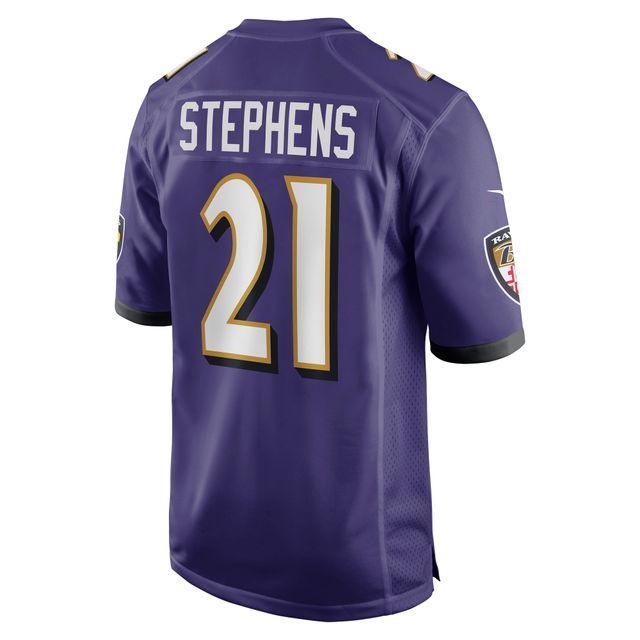 Maillot de match Nike Brandon Stephens violet Baltimore Ravens pour homme