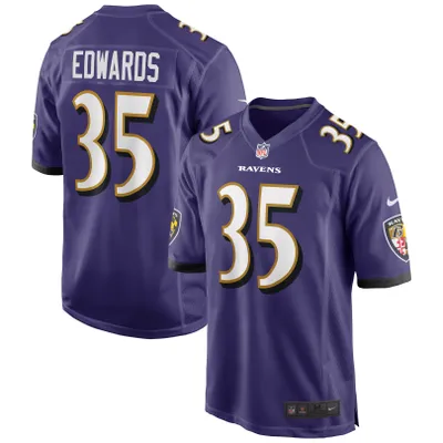 Nike Men's J.K. Dobbins Black Baltimore Ravens Game Jersey - Black