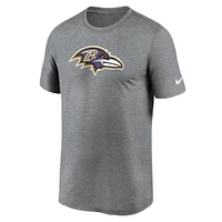 Men's Nike  Heather Charcoal Baltimore Ravens