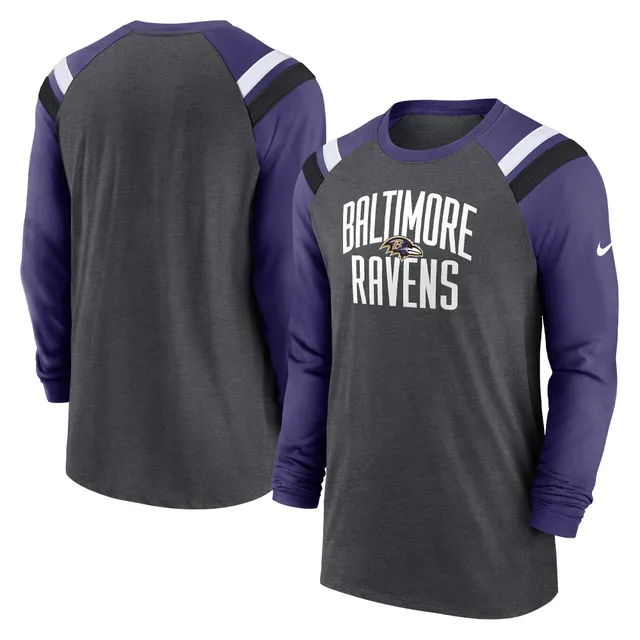 Nike Youth's Baltimore Ravens Sideline Velocity T-Shirt - Purple - XL Each