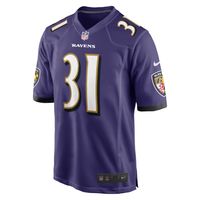 Men's Nike Jamal Lewis Purple Baltimore Ravens Retired Player Game Jersey