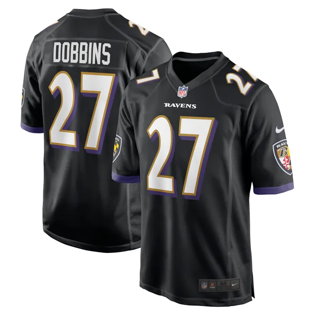 Baltimore Ravens Nike Game Road Jersey - White - Custom - Mens