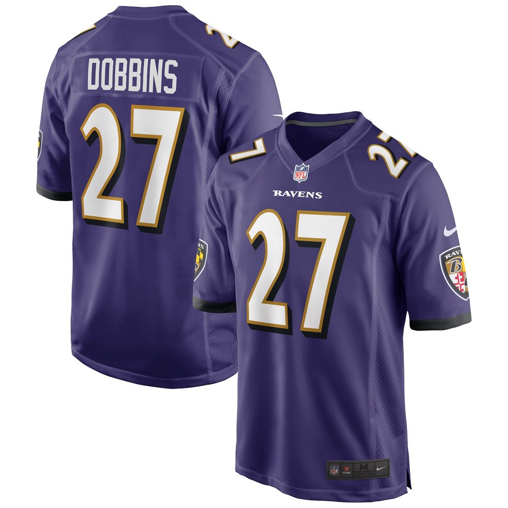 Men's Nike J.K. Dobbins Baltimore Ravens Game Jersey