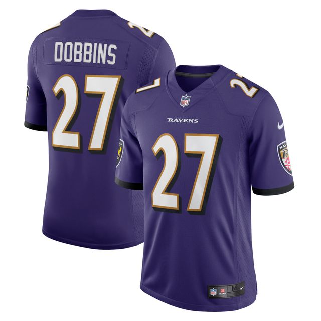 Nike J.K. pour hommes Maillot Dobbins violet Baltimore Ravens Vapor Limited