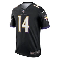 Maillot Nike Kyle Hamilton noir des Baltimore Ravens pour homme