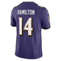 Nike Kyle Hamilton Violet Baltimore Ravens Vapor F.U.S.E. Maillot limité