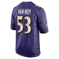 Men's Nike Kyle Van Noy  Purple Baltimore Ravens Team Game Jersey