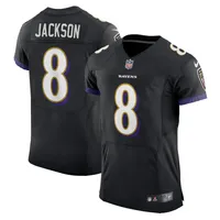 Men's Nike Lamar Jackson Black Baltimore Ravens Speed Machine Limited Jersey