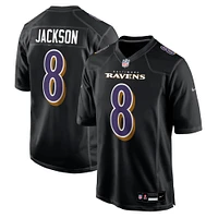 Maillot de jeu mode Nike Lamar Jackson pour hommes, noir, Baltimore Ravens