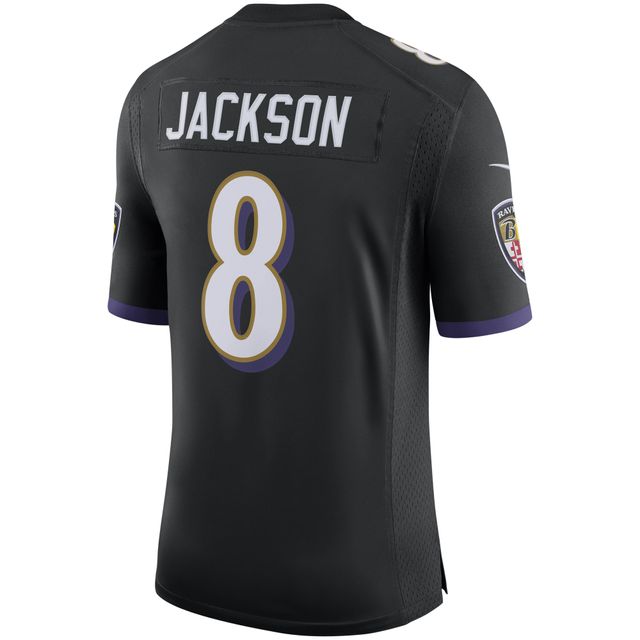 Maillot Nike Lamar Jackson noir Baltimore Ravens Speed ​​Machine Limited pour homme